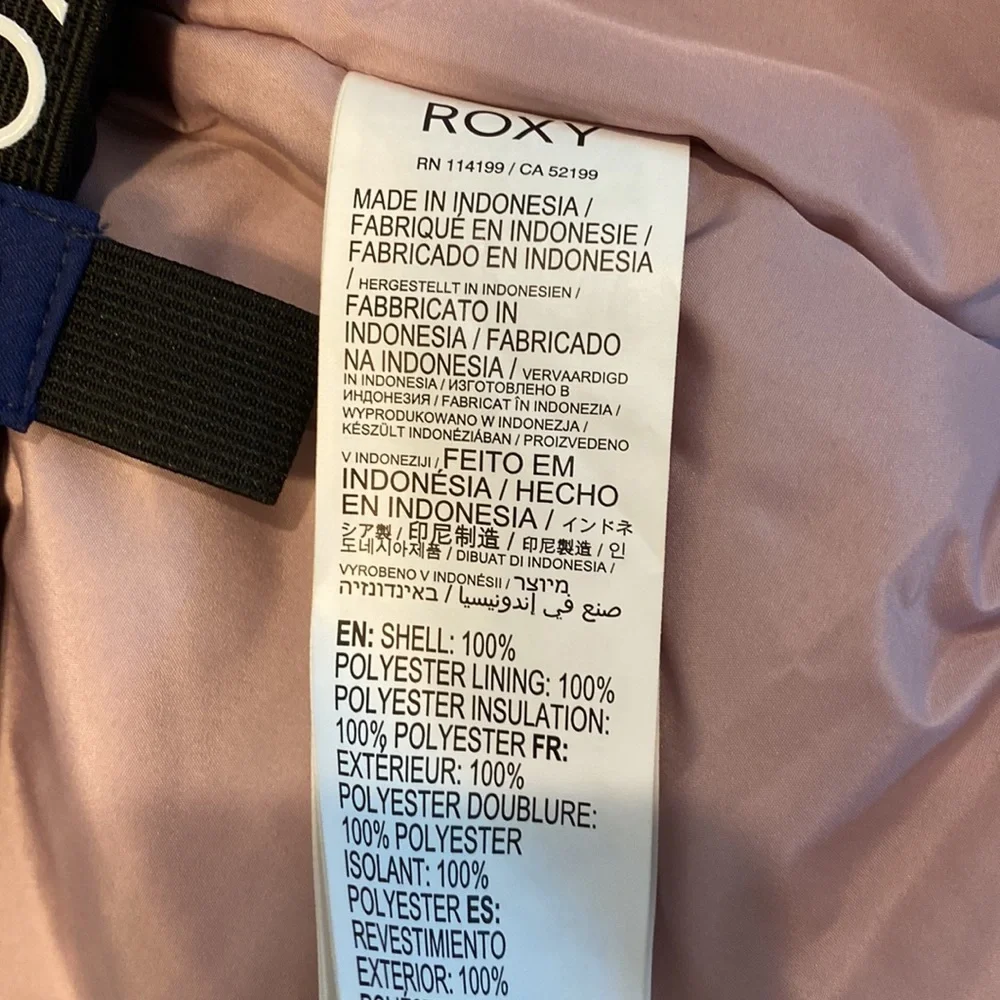 NWT!! Roxy Insulated Waterproof Ski / Snowboard Jacket Women’s Size XS - Picture 12 of 16